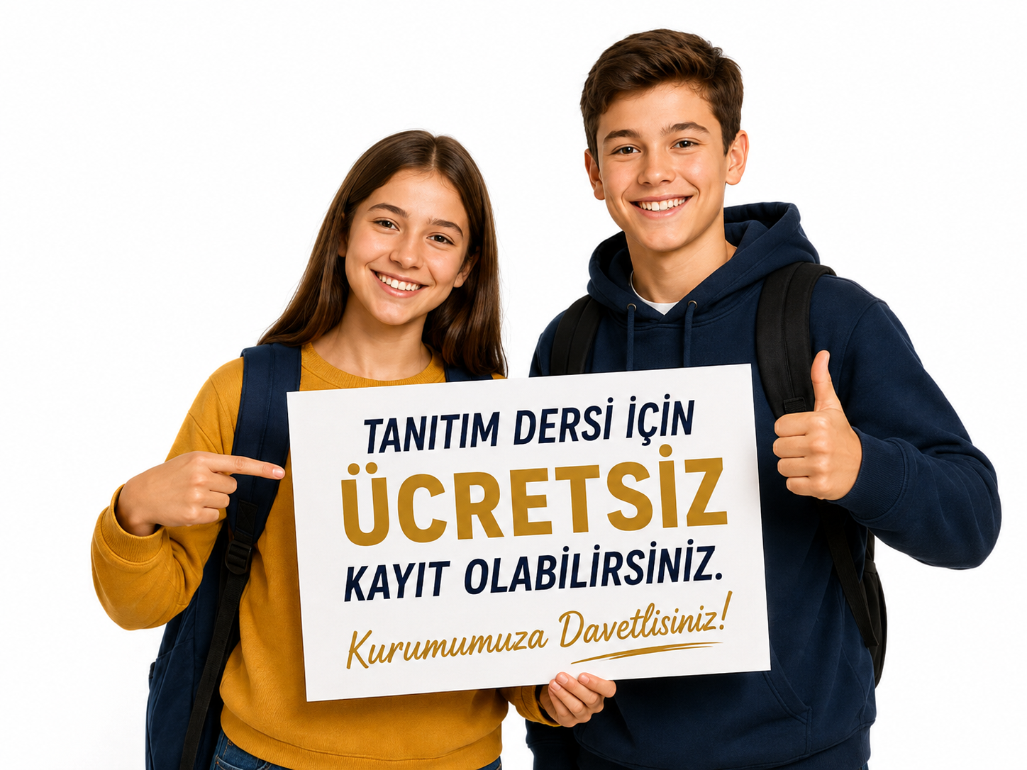 Delta Akademi ortaokul öğrencileri